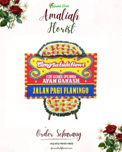 Bunga Papan Congratulation di Watugajah